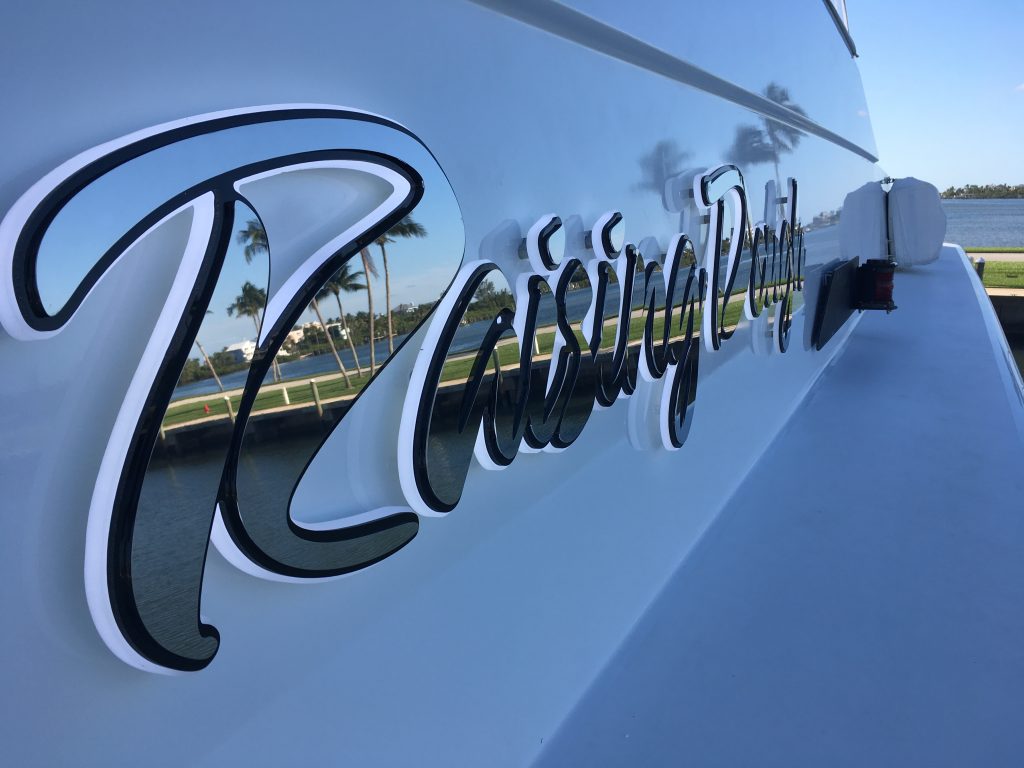 yacht name signs